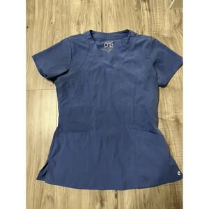 Barco One Women’s Blue Short Sleeve Scrub Top Size S